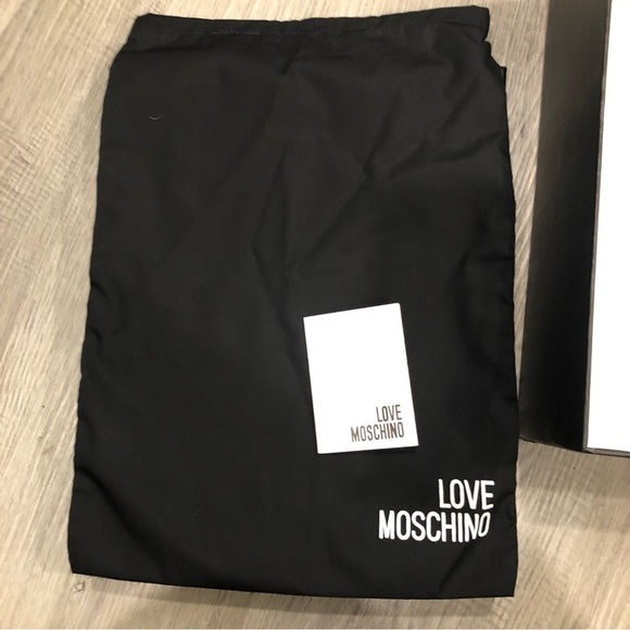 LOVE MOSCHINO Low Top Slip On Sock Sneaker Size 39 - Picture 9 of 11